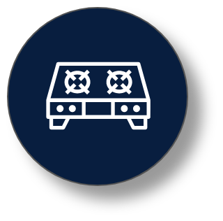 Gas stove icon